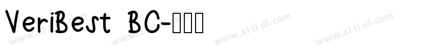VeriBest BC字体转换